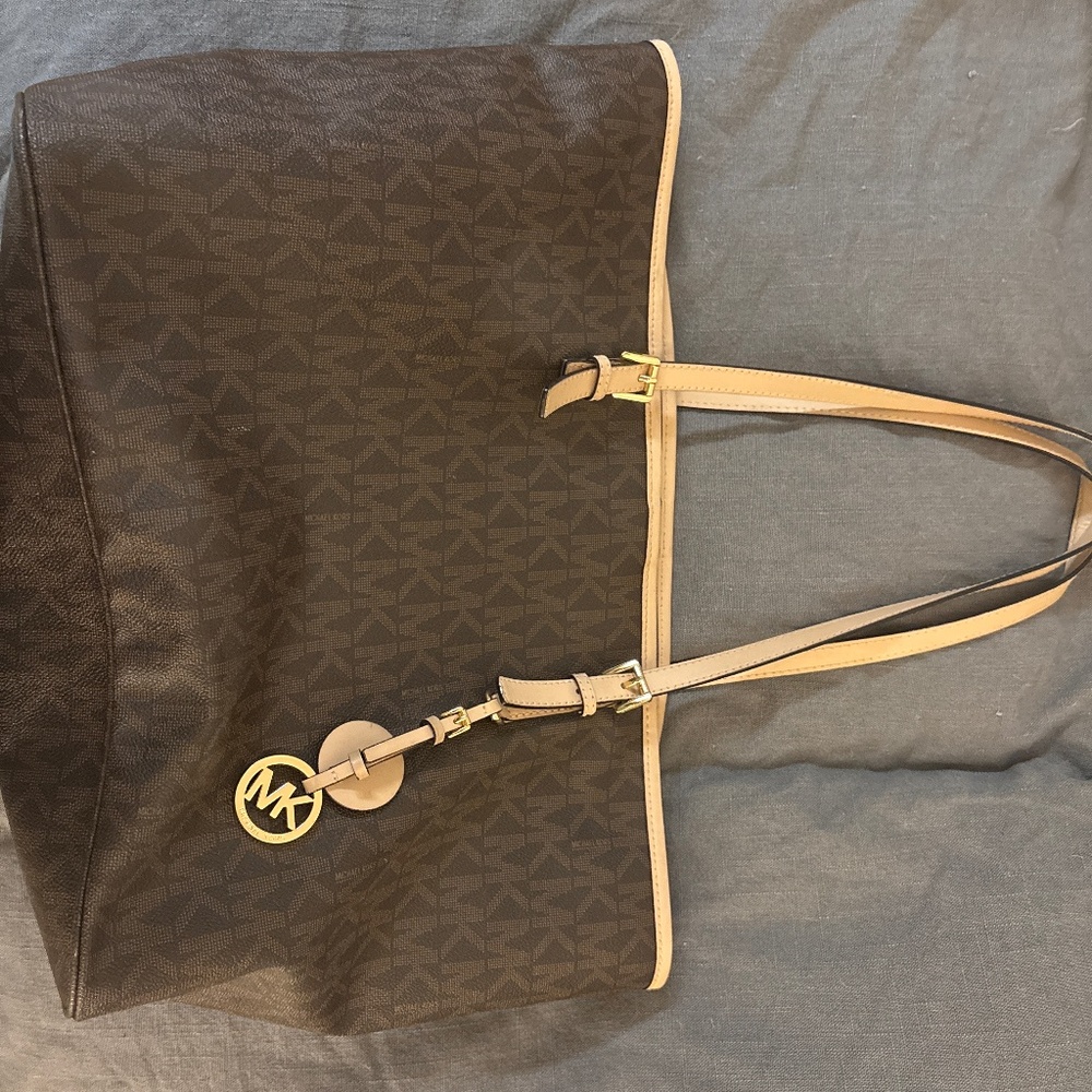 Michael kora tote bag